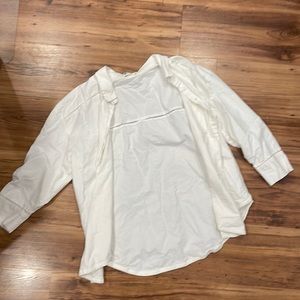 Free People white button down
